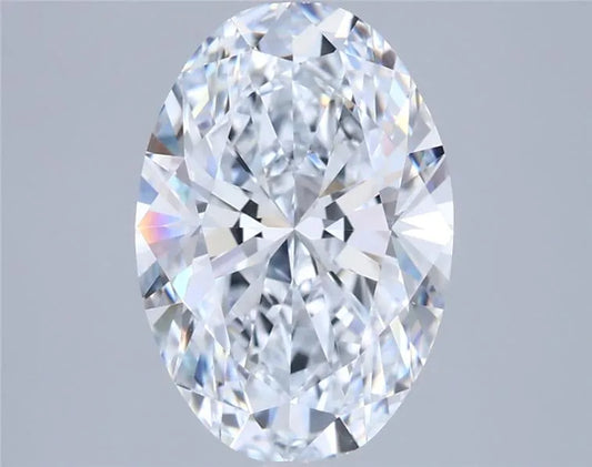 2.57ct Oval Lab Grown Diamond (Colour E, Clarity VVS1, IGI Certified)