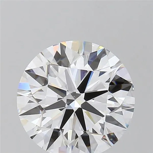 2.57ct Round Lab Grown Diamond (Colour D, Clarity IF, Cut ID, IGI Certified)