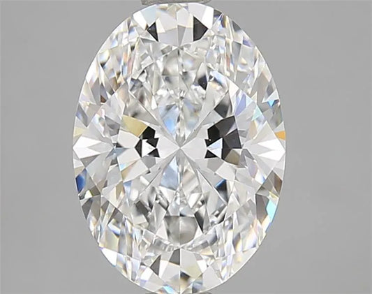 2.58ct Oval Lab Grown Diamond (Colour E, Clarity VVS2, IGI Certified)
