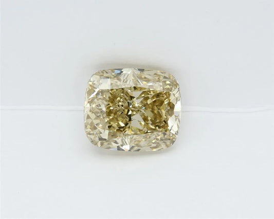 2.72ct Cushion modified Lab Grown Diamond (Colour Fancy Intense Yellow, Clarity VS1, IGI Certified)