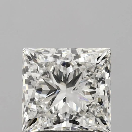 2.72ct Princess Lab Grown Diamond (Colour E, Clarity VS2, IGI Certified)