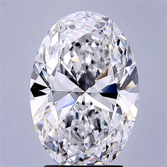 2.73ct Oval Lab Grown Diamond (Colour D, Clarity VVS1, IGI Certified)