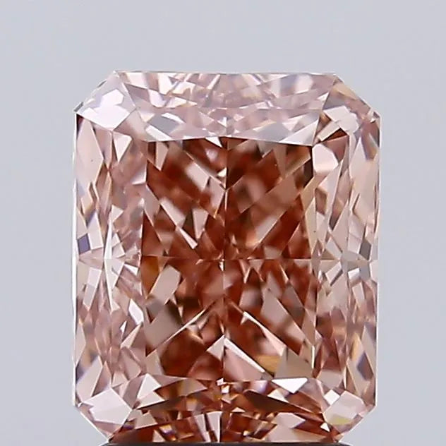 2.81ct Radiant Lab Grown Diamond (Colour Fancy Vivid Pink, Clarity VS1, IGI Certified)
