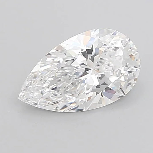 2.90ct Pear Lab Grown Diamond (Colour D, Clarity VVS2, IGI Certified)