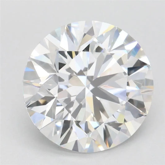 2.90ct Round Lab Grown Diamond (Colour D, Clarity FL, Cut ID, IGI Certified)