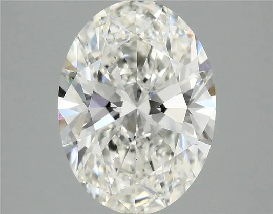 3.00ct Oval Lab Grown Diamond (Colour G, Clarity VS1, IGI Certified)