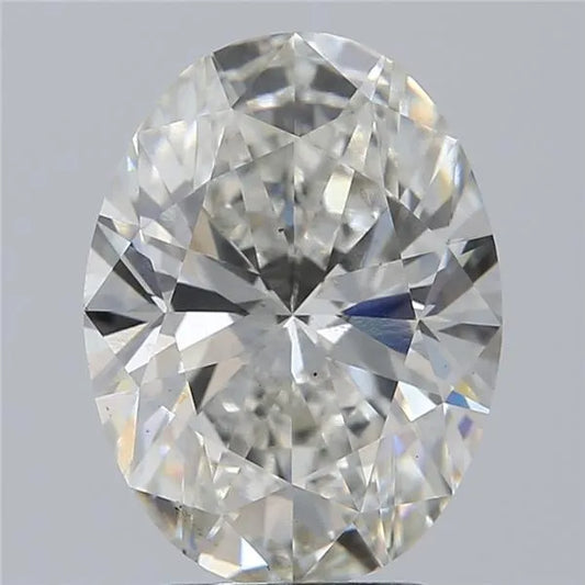 3.00ct Oval Lab Grown Diamond (Colour G, Clarity VS2, IGI Certified)