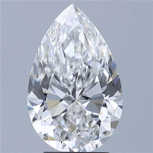 3.00ct Pear Lab Grown Diamond (Colour E, Clarity VVS1, IGI Certified)