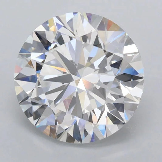 3.00ct Round Lab Grown Diamond (Colour D, Clarity VVS1, Cut ID, IGI Certified)