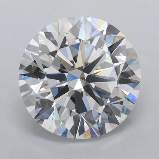 3.00ct Round Lab Grown Diamond (Colour E, Clarity VVS2, Cut ID, IGI Certified)