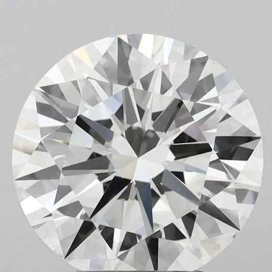 3.00ct Round Lab Grown Diamond (Colour F, Clarity VVS2, Cut ID, IGI Certified)