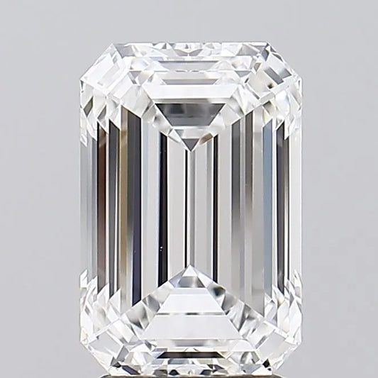 3.01ct Emerald Lab Grown Diamond (Colour E, Clarity VVS1, IGI Certified)