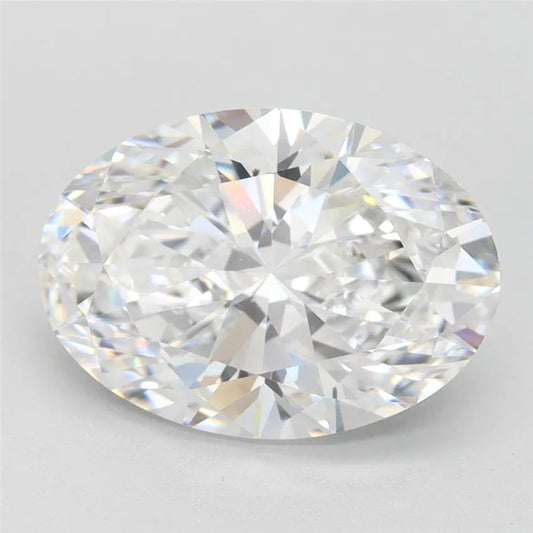 3.01ct Oval Lab Grown Diamond (Colour D, Clarity IF, IGI Certified)