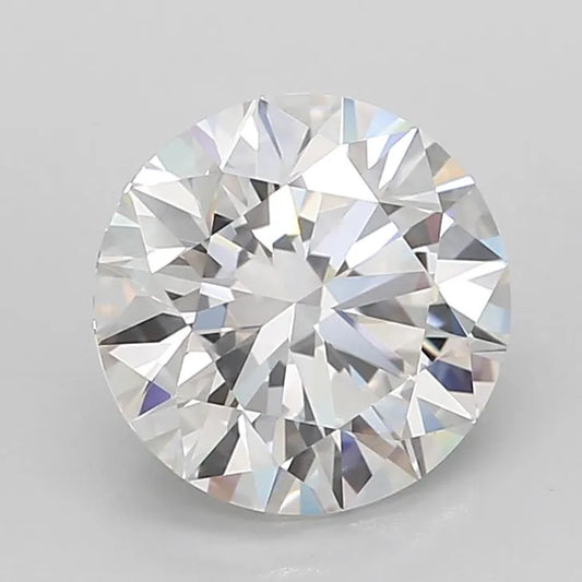 3.01ct Round Lab Grown Diamond (Colour D, Clarity IF, Cut ID, IGI Certified)