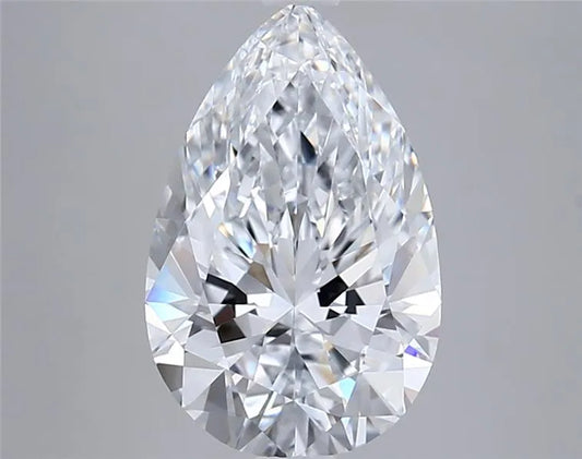 3.02ct Pear Lab Grown Diamond (Colour E, Clarity VVS1, IGI Certified)