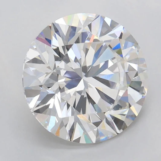 3.02ct Round Lab Grown Diamond (Colour E, Clarity VVS2, Cut ID, IGI Certified)