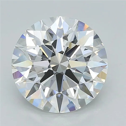 3.03ct Round Lab Grown Diamond (Colour E, Clarity VVS2, Cut ID, IGI Certified)