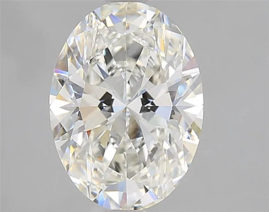 3.04ct Oval Lab Grown Diamond (Colour G, Clarity VVS2, IGI Certified)