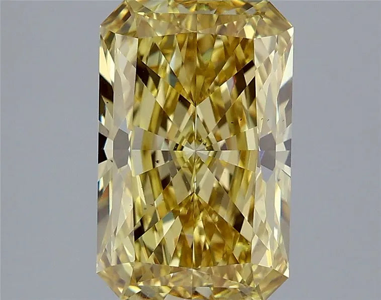 3.04ct Radiant Lab Grown Diamond (Colour Fancy Intense Yellow, Clarity VS2, IGI Certified)