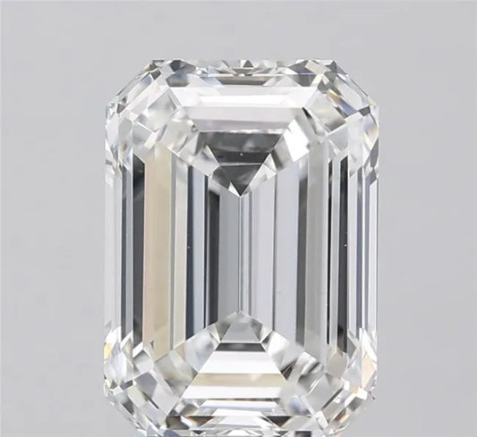 3.05ct Emerald Lab Grown Diamond (Colour F, Clarity VVS2, IGI Certified)