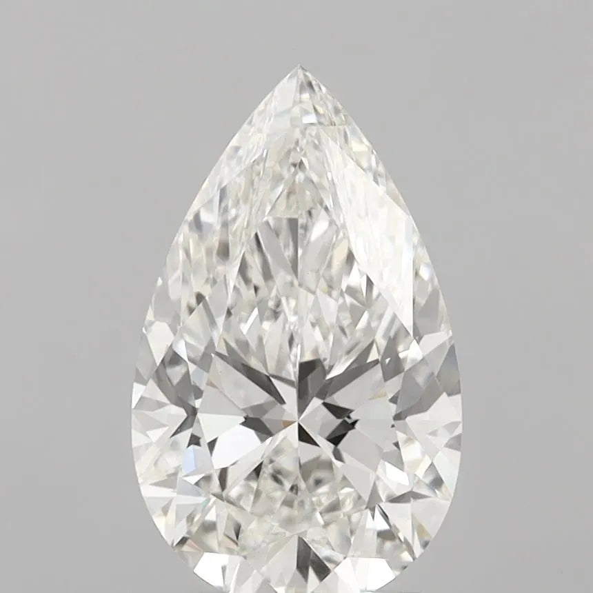3.05ct Pear Lab Grown Diamond (Colour G, Clarity VVS2, IGI Certified)