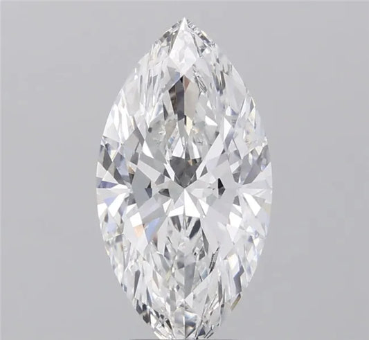 3.06ct Marquise Lab Grown Diamond (Colour E, Clarity VVS2, IGI Certified)