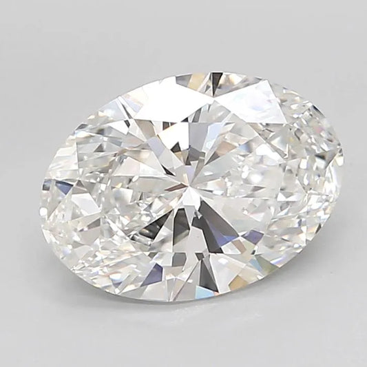 3.06ct Oval Lab Grown Diamond (Colour E, Clarity VVS2, IGI Certified)