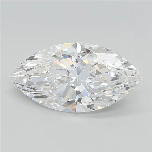 3.08ct Marquise Lab Grown Diamond (Colour F, Clarity VVS2, IGI Certified)