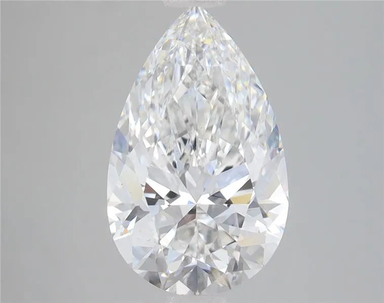 3.08ct Pear Lab Grown Diamond (Colour E, Clarity VS2, IGI Certified)