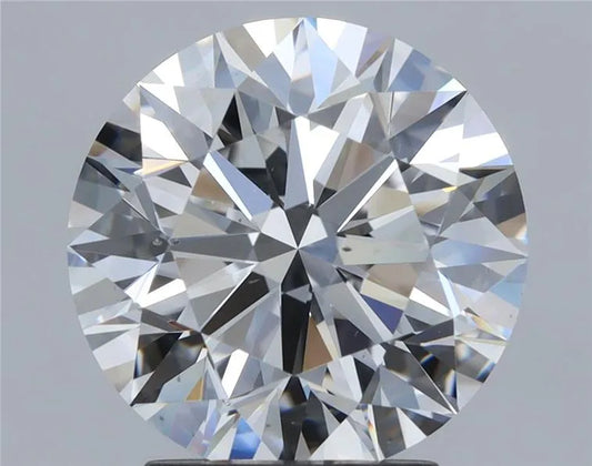3.09ct Round Lab Grown Diamond (Colour F, Clarity VVS2, Cut ID, IGI Certified)