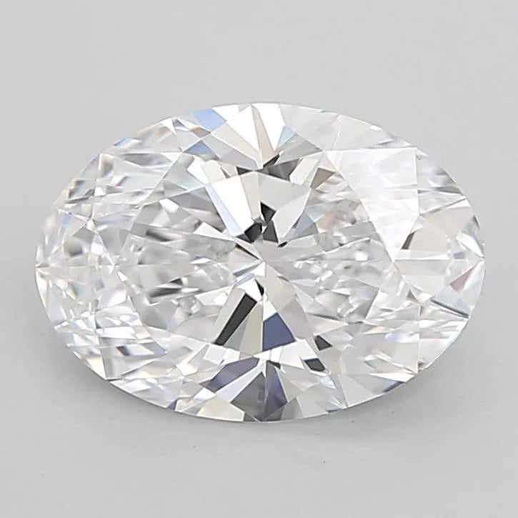 3.10ct Oval Lab Grown Diamond (Colour D, Clarity IF, Cut EX, IGI Certified)