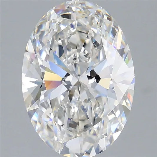 3.10ct Oval Lab Grown Diamond (Colour F, Clarity VVS2, IGI Certified)