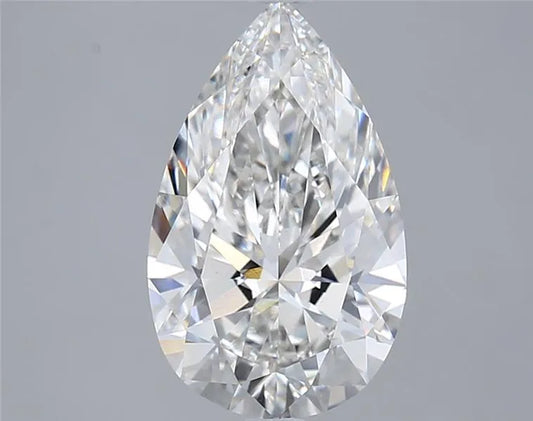 3.11ct Pear Lab Grown Diamond (Colour F, Clarity VVS2, IGI Certified)