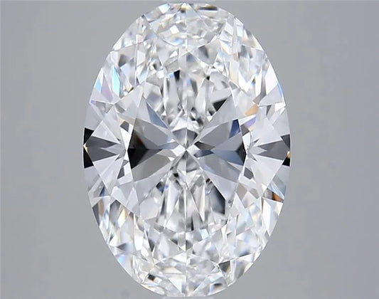 3.15ct Oval Lab Grown Diamond (Colour E, Clarity VVS1, IGI Certified)