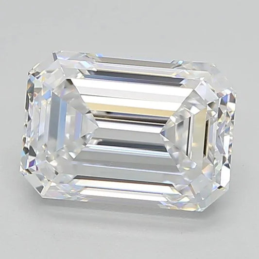 3.18ct Emerald Lab Grown Diamond (Colour D, Clarity IF, IGI Certified)