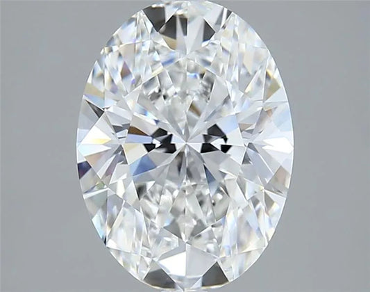 3.19ct Oval Lab Grown Diamond (Colour E, Clarity VVS1, IGI Certified)
