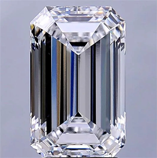 3.20ct Emerald Lab Grown Diamond (Colour D, Clarity VVS2, IGI Certified)
