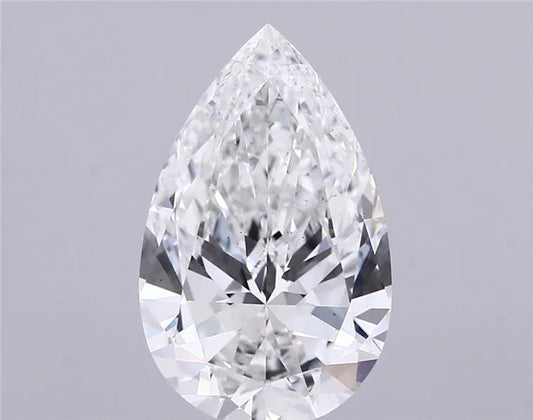3.31ct Pear Lab Grown Diamond (Colour E, Clarity VS2, IGI Certified)