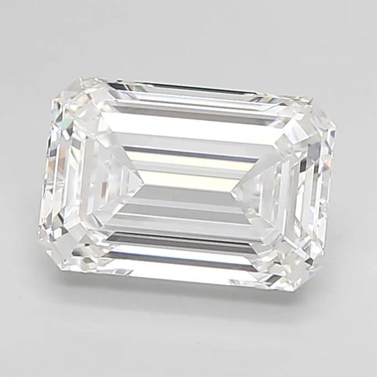 3.32ct Emerald Lab Grown Diamond (Colour D, Clarity VVS1, Cut EX, IGI Certified)