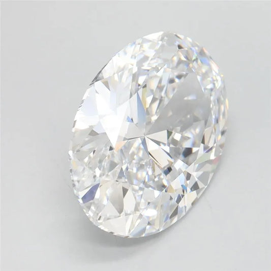3.40ct Oval Lab Grown Diamond (Colour D, Clarity FL, IGI Certified)