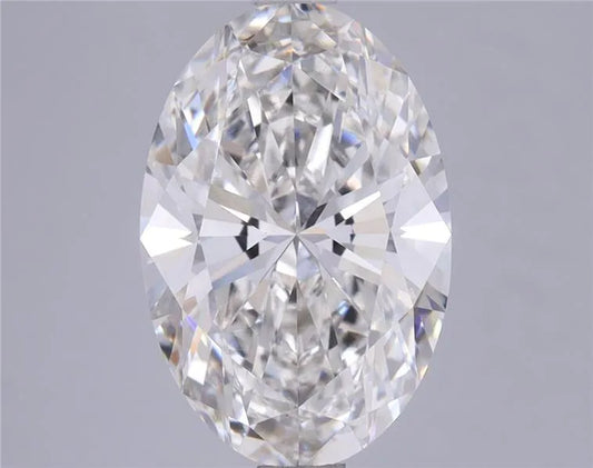 3.41ct Oval Lab Grown Diamond (Colour G, Clarity IF, IGI Certified)