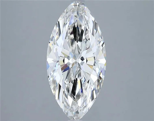3.55ct Marquise Lab Grown Diamond (Colour F, Clarity VVS2, IGI Certified)