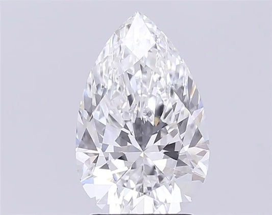 3.55ct Pear Lab Grown Diamond (Colour F, Clarity VVS2, IGI Certified)