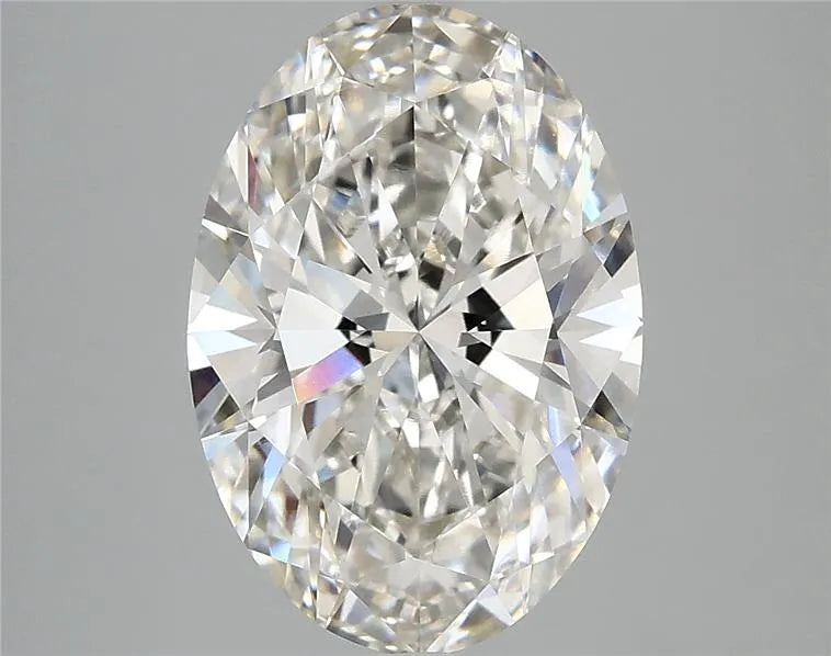 3.84ct Oval Lab Grown Diamond (Colour H, Clarity VVS2, IGI Certified)