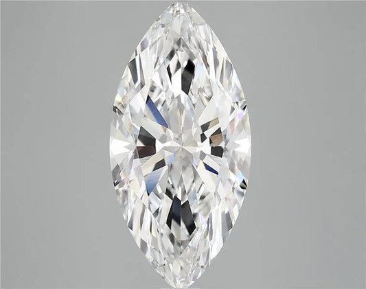 3.87ct Marquise Lab Grown Diamond (Colour E, Clarity VVS2, IGI Certified)