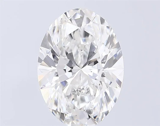4.00ct Oval Lab Grown Diamond (Colour E, Clarity VVS1, IGI Certified)