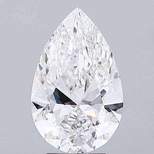 4.00ct Pear Lab Grown Diamond (Colour E, Clarity VVS2, IGI Certified)