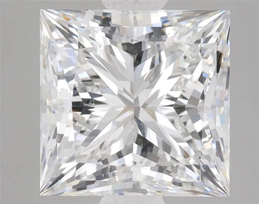 4.01ct Princess Lab Grown Diamond (Colour E, Clarity VVS2, IGI Certified)