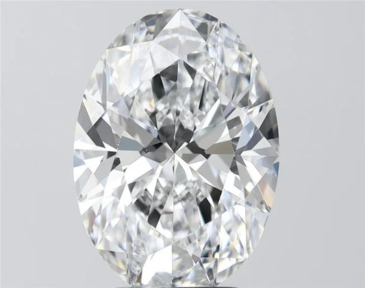 4.04ct Oval Lab Grown Diamond (Colour D, Clarity IF, IGI Certified)