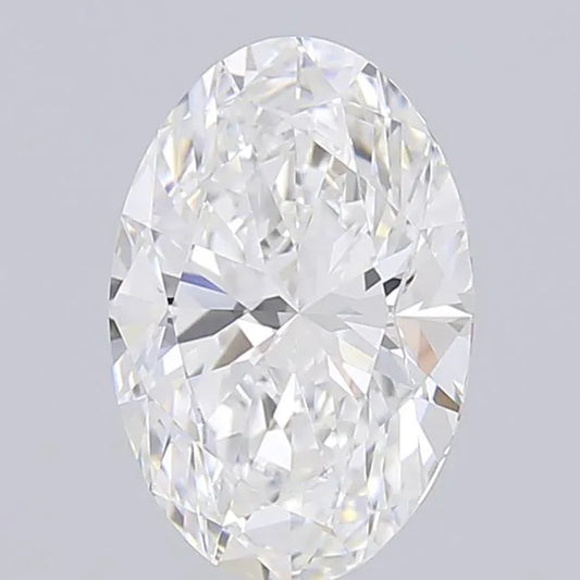 4.04ct Oval Lab Grown Diamond (Colour D, Clarity VVS2, IGI Certified)